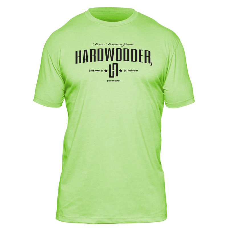HardWodder Classic Logo Tee V1 Neon Green
