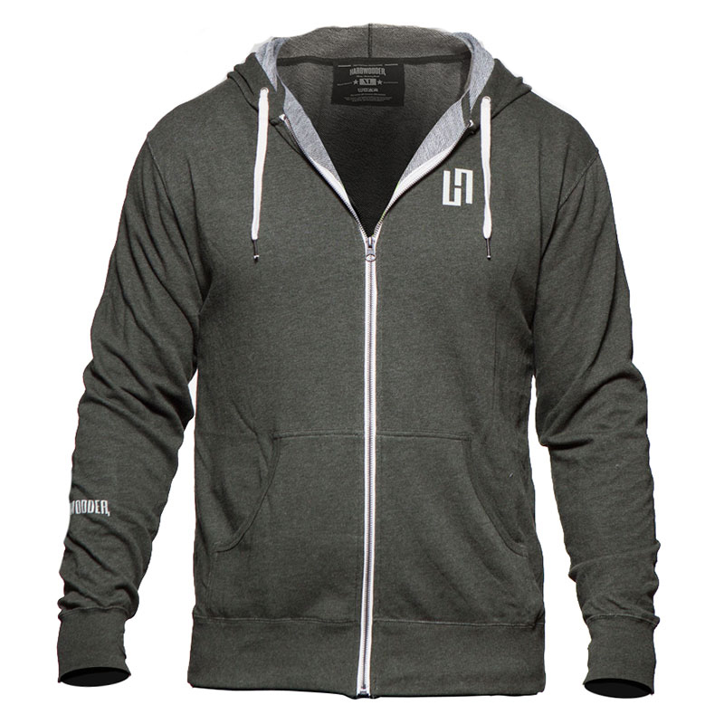HardWodder Hoodie Green Indy With Thumb Holes