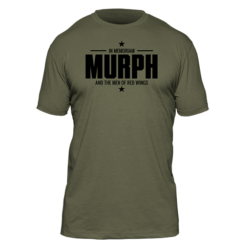 4th Annual Murph 2018 Tee OD Green Murph Back 800x800